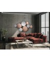 MALMO- ESPEJO ORO ROSA 165X90